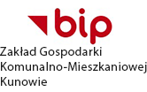 Logo Zakład gospodarki Komunalno-Mieszkaniowej w Kunowie